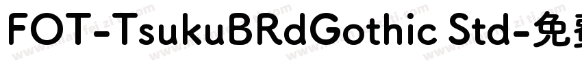 FOT-TsukuBRdGothic Std字体转换